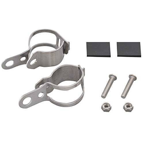 乐天商城 - デイトナ(Daytona) バイク用 ウインカー取付 フォーククランプ 30~39mm ステンレス製 2個 ウインカー取付バンド 68075
