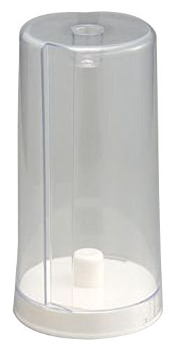 Belca 日本製 キッチンペーパーホルダー スタンドタイプ 幅14×奥行14×高さ27.3cm ホワイト カバー付き ..