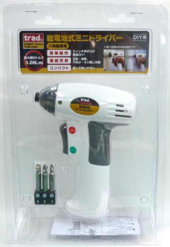 樂天商城 - 三共コーポレーション trad 乾電池式ミニドライバー TDB-098 (白)