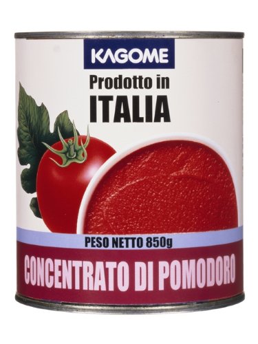 ・ 850グラム (x 1) 1636・内容量:850g・原材料:トマト・商品サイズ(高さ×奥行×幅):118mm×102mm×102mm・ブラント名: カゴメ・メーカー名: カゴメ説明 うま味が特長のイタリア産トマトをRI29%まで濃縮しました。 トマトを裏ごしし、約6倍に濃縮しています。 少量により味を深め、ソースの濃度調整や色付けにも最適。