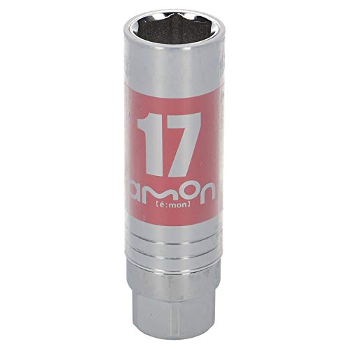 樂天商城 - エーモン(amon) アルミホイール用薄口ソケット(キズ防止カバー付) 17mm 差込角サイズ12.7mm 8837