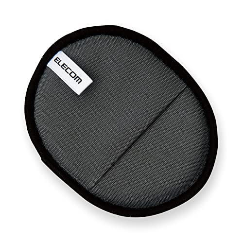 エレコム 液晶クリーナー クリーニングクロス マイクロファイバー 手袋タイプ コンパクト 繰り返し洗える フック掛け 名前タグ付 ブラック KC