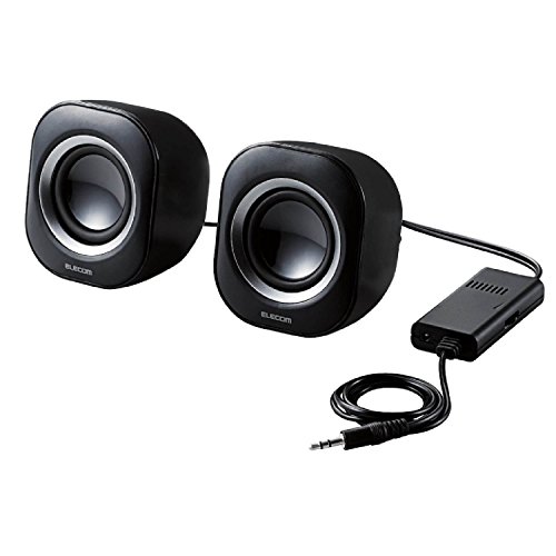 エレコム スピーカー 高出力 6W コンパクト ACアダプタ給電 ブラック MS-P08ABK エレコム スピーカー 高出力 6W コンパクト ACアダプタ給電 ブラック MS-P08ABK