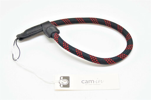 cam-in (カムイン) ハンドストラップ DWS-001・DWS-002シリーズ (紐型 ブラック × レッド) DWS-00203 cam-in (カムイン) ハンドストラップ DWS-001・DWS-002シリーズ (紐型 ブラック × レッド) DWS-00203