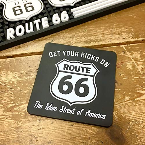 ルート66 ラバー コースター ROUTE66 R66 RT66 アメリカン雑貨 アメ雑