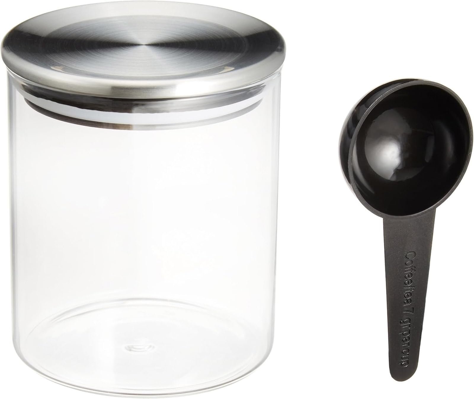 CASUAL PRODUCT スタンダードガラスキャニスター ステンレスリッド 400 576850 耐熱ガラス