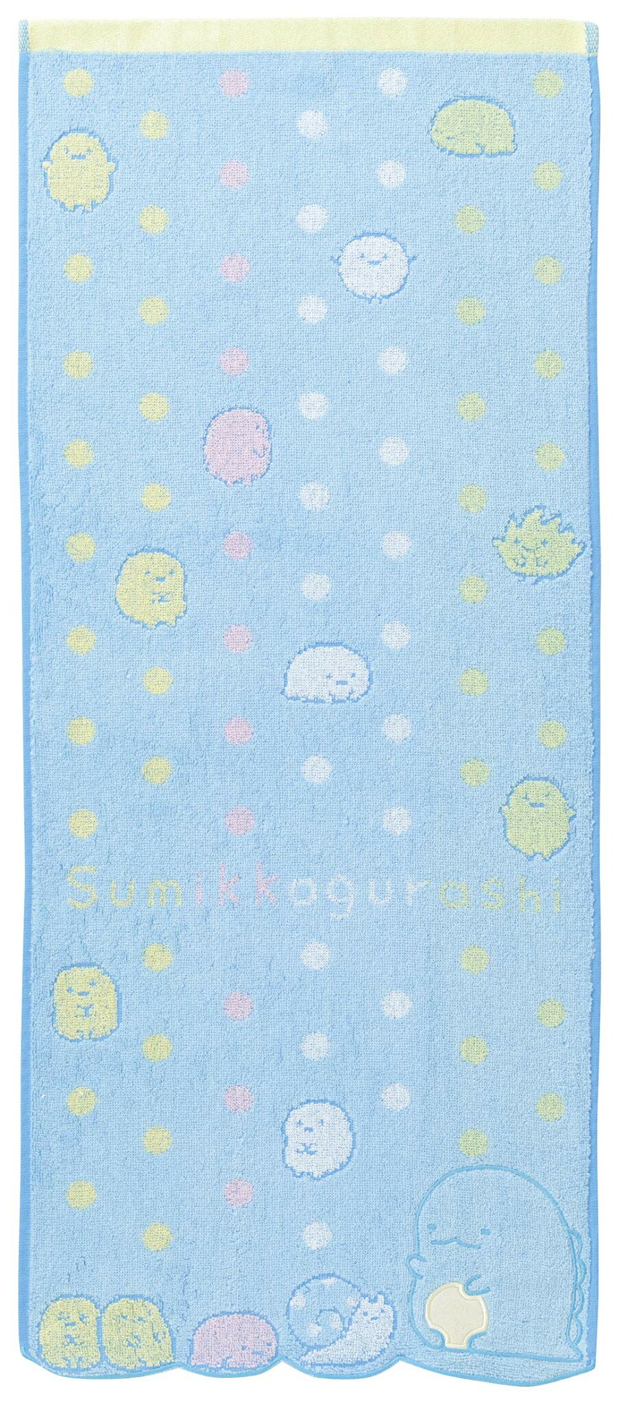 丸眞 フェイスタオル すみっコぐらし カラフルドットすみっコ 綿 3サイズ展開 6575009200