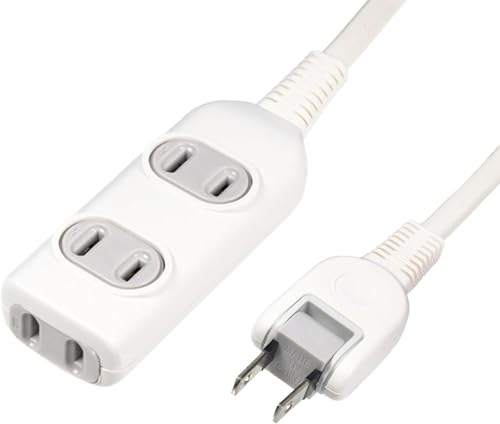 ホワイト/10m/LPT-310N(W)・Size:10m・パッケージ個数:1・定格 125V 15A・合計1500Wまで・コード長:10m・口数:3個口・カラー:ホワイト仕様 ・定格 125V 15A ・合計1500Wまで ・コード長:10m ・口数:3個口 ・カラー:ホワイト 特徴 ・180°回転プラグ ・耐トラッキングカバー付