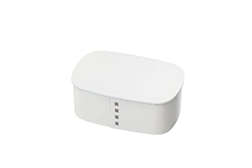 たつみや わっぱ一段弁当箱 700mL マットホワイト たつみや CODE：309132