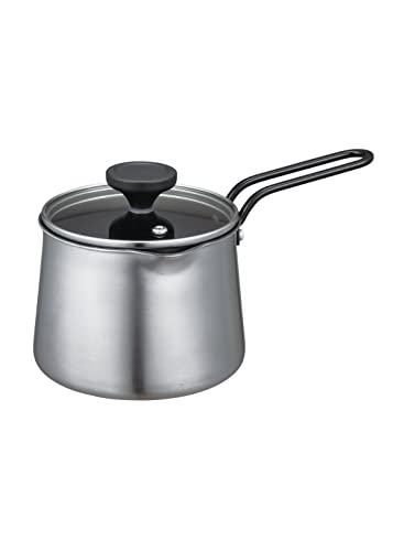 シービージャパン 片手鍋 1.2L IH対応 ふっ素コーティング 二層鋼 多用途ミルクパン copan