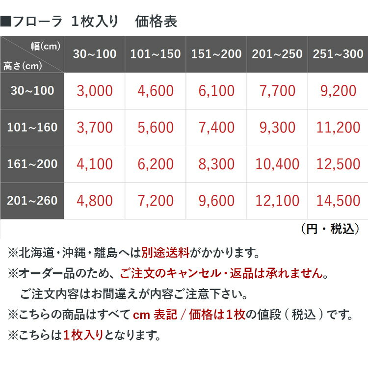 【最大5000円クーポン★スーパーセール】【短納期】オーダー カーテン 防炎 遮光 1級 遮断 遮熱 タッセル 遮光カーテン おしゃれ 洗濯 洗える 一級遮光 1級 北欧 白 グレー オーダーカーテン 短納期フローラル /オーダーカーテン 片開き 1枚