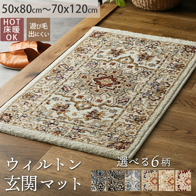 【ポイント10倍★新商品】玄関マット マット 50×80 7