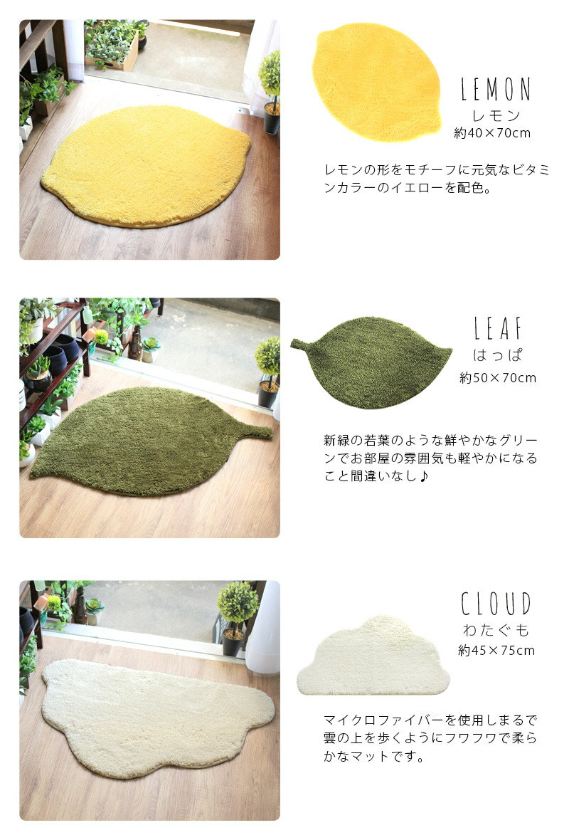 Rocco ロッコ 45×75cm ラグ 洗える 玄関・バスマット ラグマット マイクロファイバ...