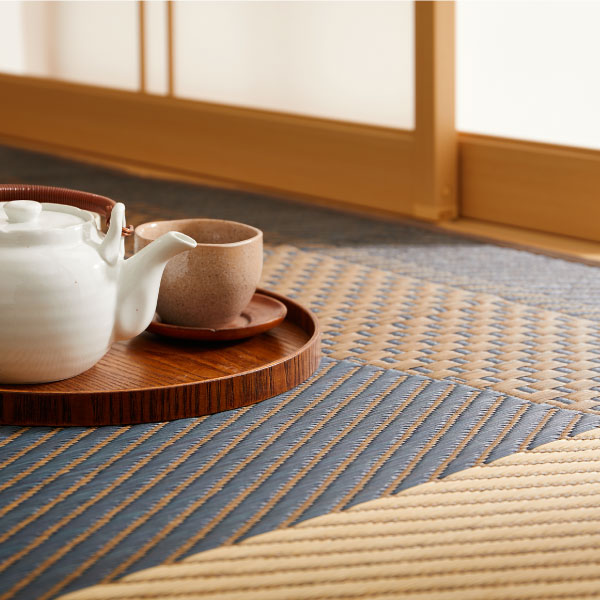 国産 い草ラグ 月光 約191×250cm【約3畳】 本間3帖 抗菌 防臭ござ い草カーペット ラグマット センターラグ アクセントラグ おしゃれ 井草 萩原 春夏秋冬用 ひんやり 涼しい [3]