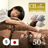日本製 羽毛布団 20マス立体キルト ホワイトダックダウン 50% 抗菌 220dp以上 充填量 1.0kg 羽毛 布団 掛布団 冬 軽い 暖かい 掛け布団 シングル 国産