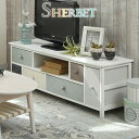 グレイッシュカラーテレビ台幅113cm【sherbet】シャーベット【完成品】TV台 テレビボード 北欧家具 AVラック 北欧風 AV収納 木製 リビングボード TVボード AVボード おしゃれ)