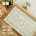 【ポイント5倍★7/10限定】玄関マット 室内 屋内 シュリア ダーシャ 【約45×75cm 60×90cm 70×120cm】 室内用 屋内用マット シェニール糸 ジャガード織り おしゃれ オリエンタル オルテガ柄 ネイティブ柄 オールシーズン 年中