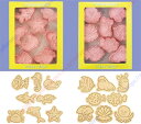 海の動物 クッキー型抜き クッキー型抜き 製菓道具 洋菓子用グッズ かわいい型枠 16点セット【送料無料】