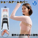 ショールアームカバー UV 日焼け止めショールスリーブ プロトロングタイプ 冷感 着る ずれない 接触冷感 指穴付き手袋 日焼け防止 紫外線対策【送料無料】