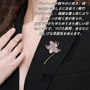 ビジネスブローチ/精巧で緻密、ブローチ、女性向け、高級感、ハイエンド、胸元の花飾り、オリジナルで希少なデザイン、スーツ、コート、シャツ、T シャツ、どんなコーデ...