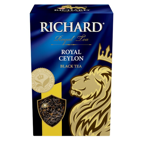 ロシア紅茶 Richard リチャード「ロイヤル・セイロン 紅茶」箱 90g（リーフ）Royal CeylonBlack Tea, leaf 90g