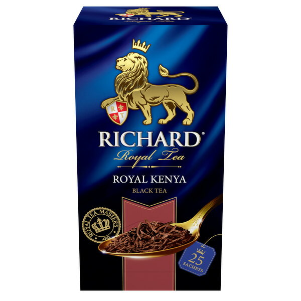 ロシア紅茶 Richard リチャード「ロイヤル・ケニア」ROYAL KENYA(ロイヤル・ケニア 紅茶)Black Teaティーバッグ50g (2g x 25枚)