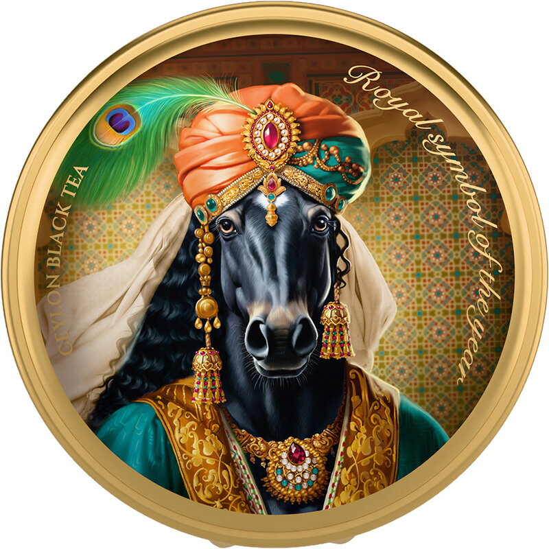 輸入紅茶 リチャード「シンボル・オブ・ザ・イヤー」（ロイヤル・ホース）缶入りセイロン紅茶（リーフ..