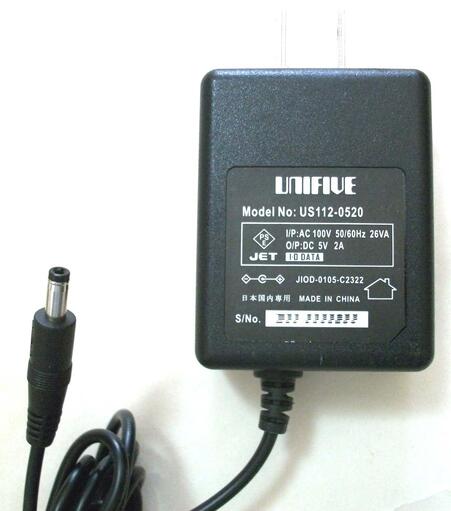 【中古】I/O DATA 5V 2A ACアダプター US112-0520 UNIFIVE アイ・オー・データ 【中古】I/O DATA 5V 2A ACアダプター US112-0520 UNIFIVE アイ・オー・データ