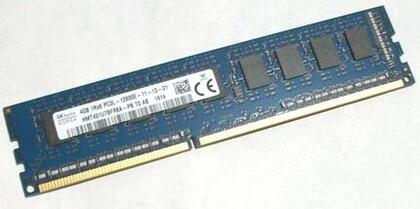 デスクトップメモリー SKhynix 4GB PC3L-12800E-11-13-D1 HMT451U7DFR8A-PB PC用メモリ　1Rx8