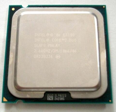 intel Core2Duo E7300 2.66GHz SLAPB インテル CPU 【中古】