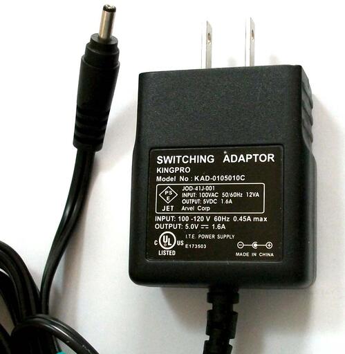 šKINGPRO KAD-0105010C 5V 1.6A󥰥ץ ACץ 5VDC 1.6A