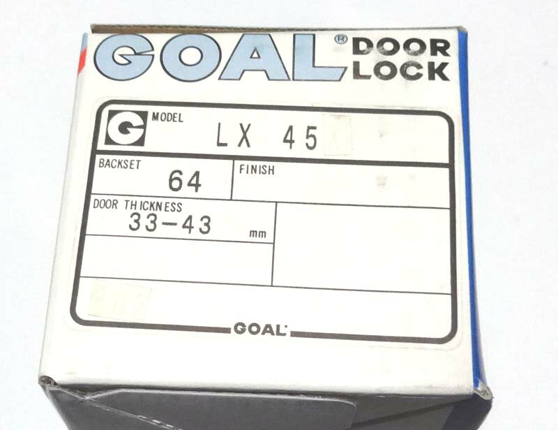 GOAL ゴール LX 45 BS64 DT33-43　レバーハンドル錠 ドア錠