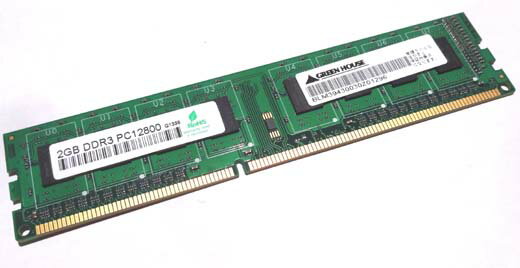 GREEN HOUSE@2GB DDR3 PC12800@fXNgbv[ yÁz