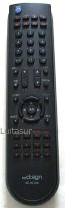 【中古】バイ・デザイン 液晶テレビリモコン RC-DC10B　　byd:sign