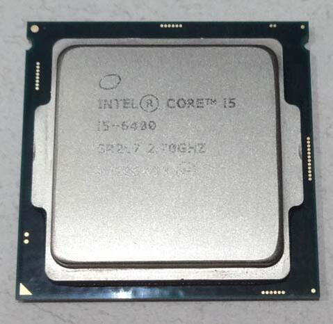 CPU Intel Core i5 6400 2.7GHz SR2L7　【中古