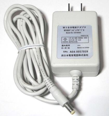 西日本電信電話 US100523 ACアダプターW100電源アダプタ 5V 2.3A 【中古】