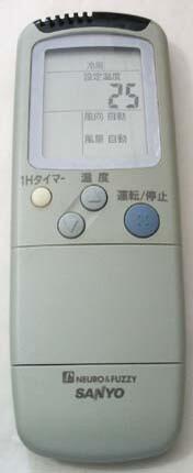 サンヨー エアコンリモコン RCS-AVR5A　【中古】
