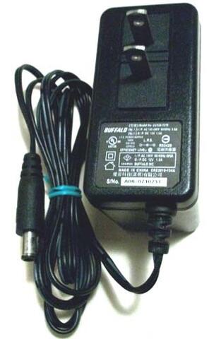 BUFFALO UU324-1215 ACアダプター DC12V 1.5A 先端中空タイプ /バッファロー 無線LANルーター
