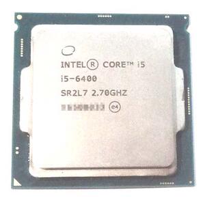 CPU Intel Core i5 6400 2.7GHz SR2L7　【中古