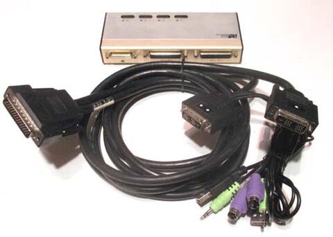 RATOC Systems 切替器 REX-430XDA パソコン DVI Audio PS2 ラトックシステム PC切替器