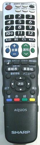 シャープ 純正 GA821WJSA SHARP AQUOS　テレビ リモコン アクオス
