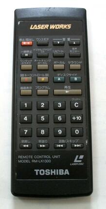 ����š� ��� RM-LK1300 LD �졼�����ǥ����� ��⥳�� ����TOSHIBA REMOTE CONTROL UNIT