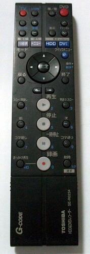 Rakuten - 【中古】東芝 HDD・DVDリモコン SE-R0234