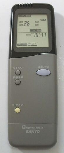 樂天商城 - 【中古】三洋電機 エアコンリモコン RCS-WV4A(K)