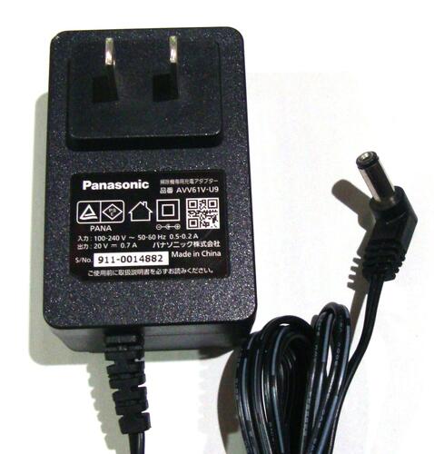 Rakuten - 【中古】Panasonic 純正 AVV61V-U9　20V　0.7A 　パナソニック コードレス 掃除機 ACアダプター