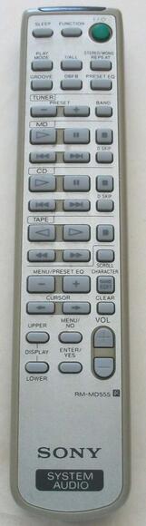 Rakuten - 【中古】ソニー 純正 . RM-MD555 SONY オーディオリモコン