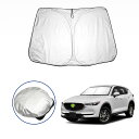 マツダ CX-3 DK系 専用 車 フロントガラス用 サンシェード 6層構造 遮光 フロントシェード 遮光率99% UVカット紫外線対策 日除け 日よけ 折り畳...