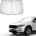 マツダ CX-5 KF系 専用 車 フロントガラス用 サンシェード 6層構造 遮光 フロントシェード 遮光率99% UVカット紫外線対策 日除け 日よけ 折り畳...