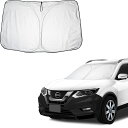 日産 エクストレイル t32 nt32 専用 車 フロントガラス用 サンシェード 6層構造 遮光 フロントシェード 遮光率99% UVカット紫外線対策 日除け ...