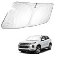 三菱 ミツビシ RVR 専用 車 フロントガラス用 サンシェード 6層構造 遮光 フロントシェード 遮光率99% UVカット紫外線対策 日除け 日よけ 折り畳み...